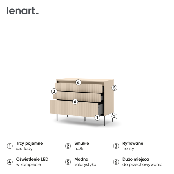 Komoda TREND SYPIALNIA
