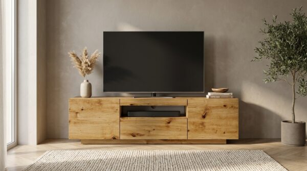szafka rtv aura 150 cm dab artisan uniwersalna generated